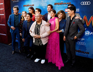  The cast of Spider-Man: Far From utama at the world premiere in Hollywood, CA (June 26, 2019)