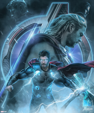  Thor Avengers Endgame character poster