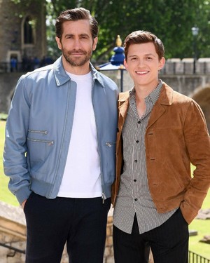  Tom and Jake in London for Spider-Man: Far From nyumbani promotion - June 17, 2019