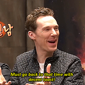  Tom w/Benedict Cumberbatch: What super powers would wewe like?