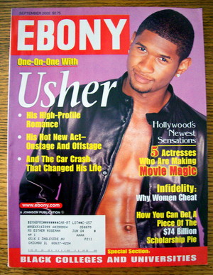  어셔 On The Cover Of Ebony