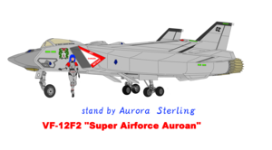  VF-12F2 Airforce Auroan and Aurora Sterling ( stand sejak Aurora Sterling )