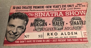  1943 ticket stub क्रिस्मस eve