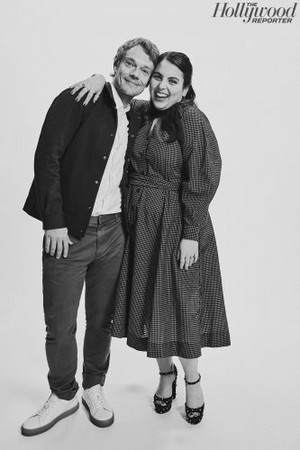 Alfie Allen and Beanie Feldstein - TIFF Portrait by The Hollywood Reporter - 2019