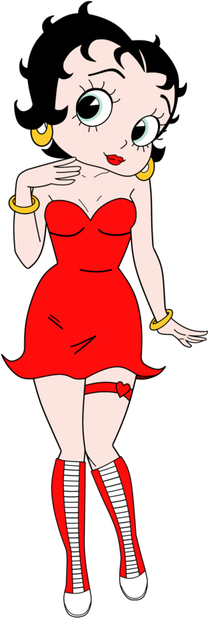  Betty Boop animé Render 2.5