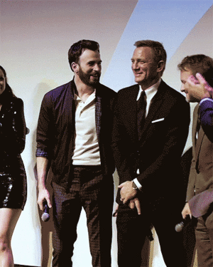 Chris Evans and Daniel Craig -Knives Out cast and crew QandA - TIFF 2019