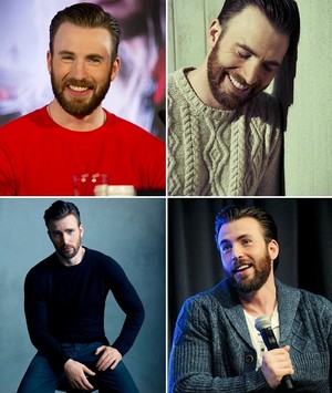 Chris Evans plus sweaters (bc we love a dork who likes to be cozy)