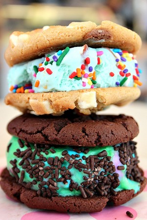  Cookie Ice Cream Sandwiches