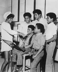  Diana Ross In. Recording Studip With The Jackson 5
