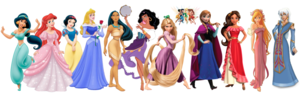  ディズニー Heroines and Princesses
