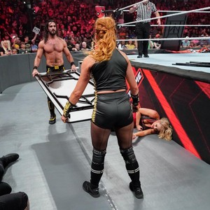  Extreme Rules 2019 ~ Baron Corbin/Lacey Evans vs Becky/Seth