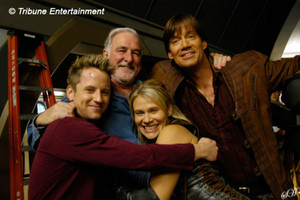  Gordon with the cast from Andromeda