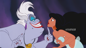 Walt Disney Fan Art - Jasmine as Ariel