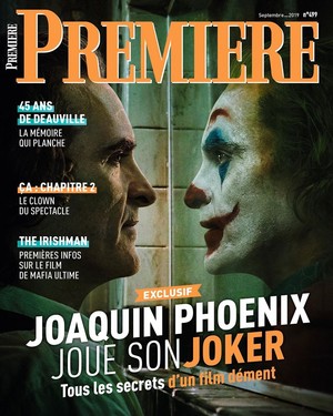  Joaquin Phoenix as The Joker on the cover of Premiere Magazine