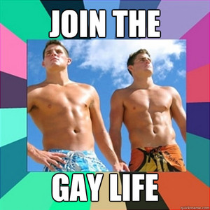  加入 the gay life