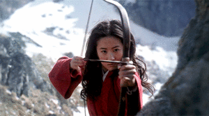  Liu Yifei as Mulan Gif