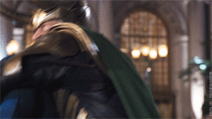  Loki and Cap...Kneel -(The Avengers) 2012
