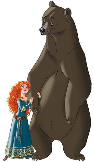  Merida and elinor beruang