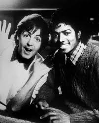  Michael And Paul McCartney In The Recording Studio