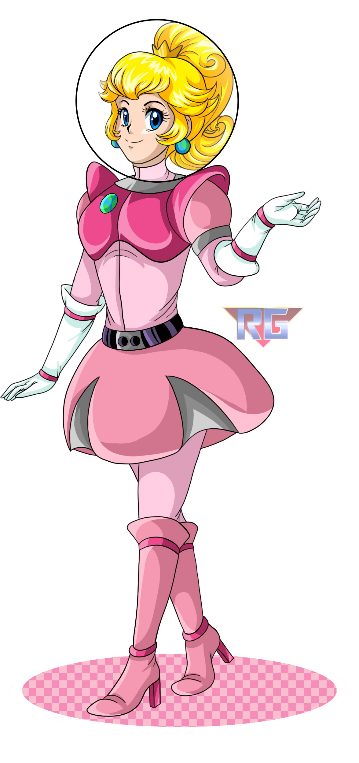 Peach Space Land Outfit