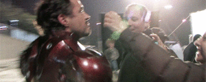 Robert Downey Jr behind the scenes of Iron Man -(Avengers: Endgame featurette) 