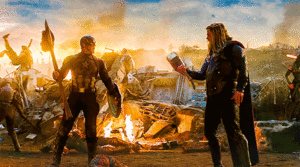  The Avengers and Avengers: Endgame -Cap and Thor parallels