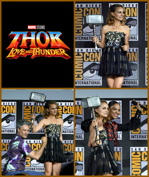  Thor upendo and Thunder (Natalie Portman) -2019 Marvel Comic Con