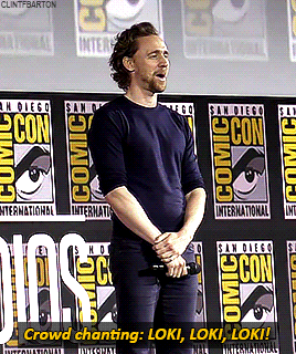  Tom Hiddleston at SDCC (July 20, 2019)