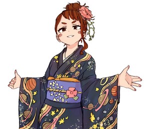  Uraraka کیمونو, kimono