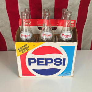  Vintage Pepsi 6 Pack Bottles