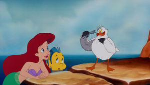 Walt Disney Screencaps – Princess Ariel, Flounder & Scuttle