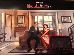  WandaVision D23 Poster por Andy Park