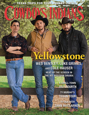  Wes Bentley, Luke Grimes and Cole Hauser - Cowboys and Indians Cover - 2019