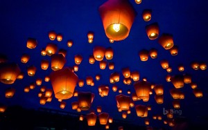  pingxi sky lantern festival in taipei taiwan