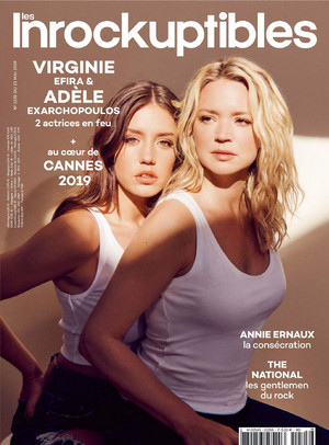  adele Exarchopoulos and Virginie Efira - Les Inrockuptibles Cover - 2019