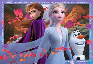  Anna and Elsa with Olaf