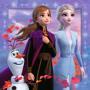  Anna and Elsa with Olaf