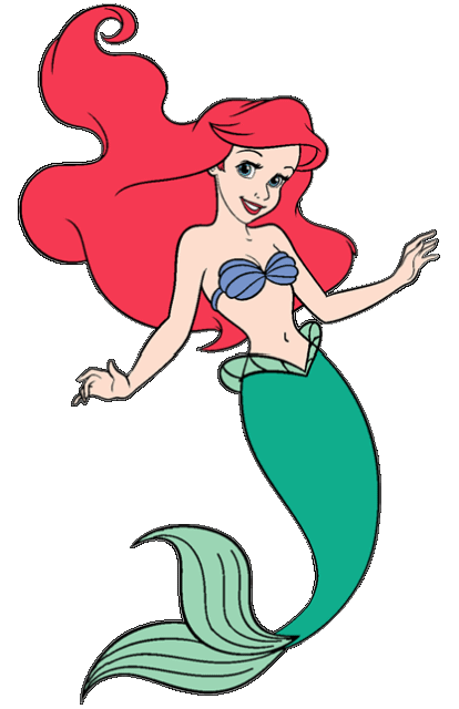 Ariel con Flounder