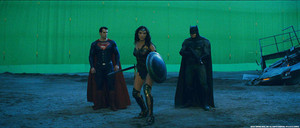 Ben Affleck behind the scenes of Batman v. Superman: Dawn of Justice
