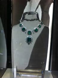  Bulgari smaragd, emerald And Diamond halsketting, ketting
