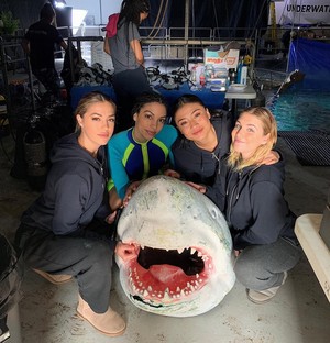 Cast of 47 Meters Down: Uncaged