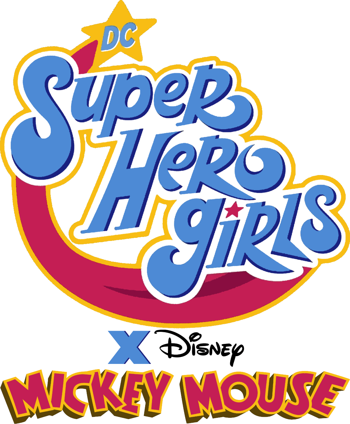 DC Super Hero Girls X Disney Mickey Mouse (Logo)