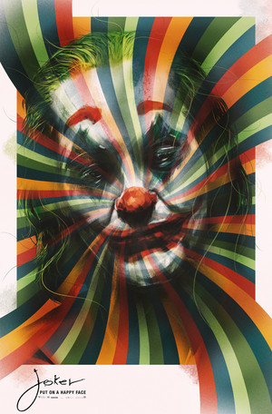 Exclusive custom Joker poster by Luke Butland