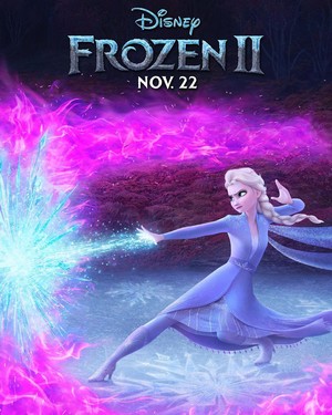  Nữ hoàng băng giá 2 Character Poster - Elsa