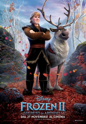  アナと雪の女王 2 Italian Character Poster - Kristoff and Sven