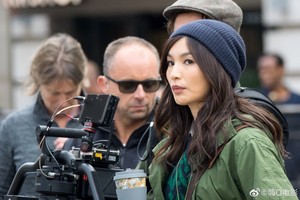  Gemma Chan on the set of The Eternals in London (2019)