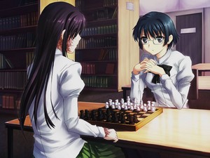  Hanako Ikezawa and Shizune Hakamichi karatasi la kupamba ukuta