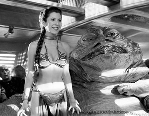  Jabba the Hutt and Slave Leia