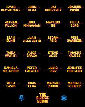  James Gunn's The Suicide Squad: Cast Announcement