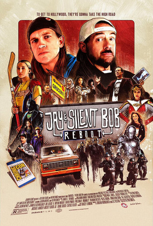  স্থূলবুদ্ধি বাচাল ব্যক্তি and Silent Bob - 'Jay and Silent Bob Reboot' Poster